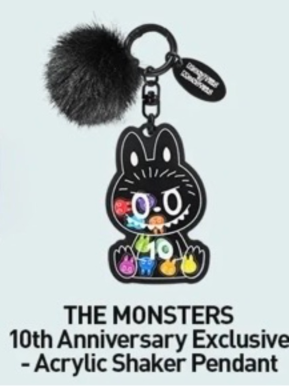 THE MONSTERS 10th Anniversary Acrylic Shaker Pendant Labubu - Factory Sealed - Picture 3 of 3
